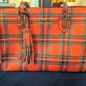 Simply Southern Red Plaid Purse
